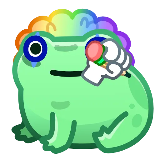 🤡 Эмодзи «Kissed Frogs» для Telegram