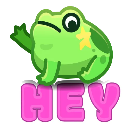 👋 Эмодзи «Kissed Frogs» для Telegram