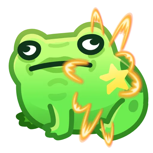 🐸 Эмодзи «Kissed Frogs» для Telegram