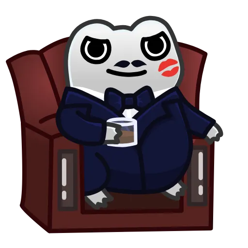 🥃 Эмодзи «Kissed Frogs» для Telegram