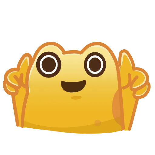 👍 Эмодзи «Kissed Frogs» для Telegram