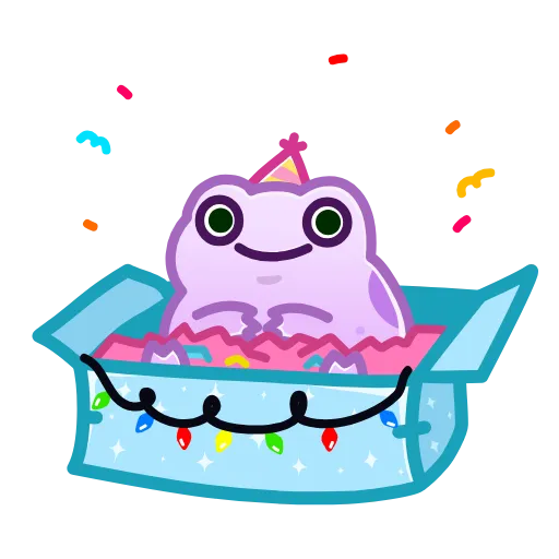 🎉 Эмодзи «Kissed Frogs» для Telegram