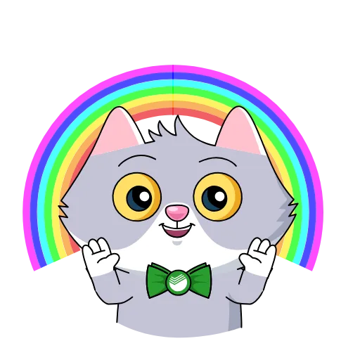 🌈 Эмодзи «Сберкот» для Telegram