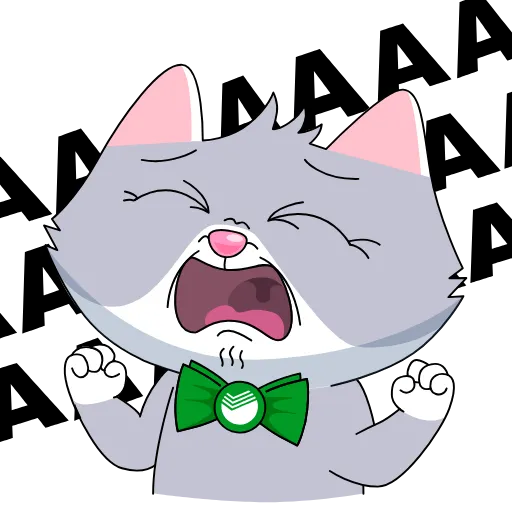 😵 Эмодзи «Сберкот» для Telegram