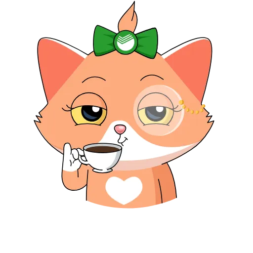 ☕️ Эмодзи «Сберкот» для Telegram