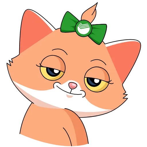 😏 Эмодзи «Сберкот» для Telegram