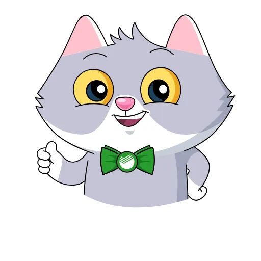 👍 Эмодзи «Сберкот» для Telegram