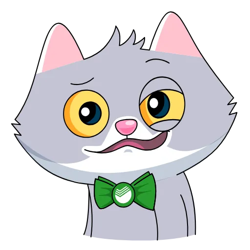 😉 Эмодзи «Сберкот» для Telegram