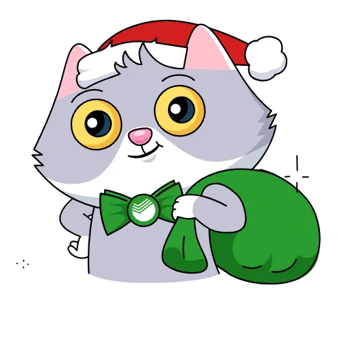 🧑‍🎄 Эмодзи «Сберкот» для Telegram