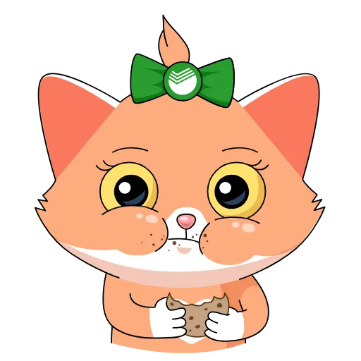 🍪 Эмодзи «Сберкот» для Telegram