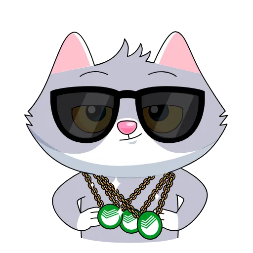 😎 Эмодзи «Сберкот» для Telegram