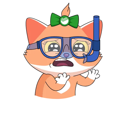 🏖 Эмодзи «Сберкот» для Telegram