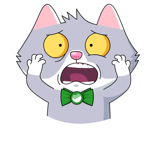 😳 Эмодзи «Сберкот» для Telegram