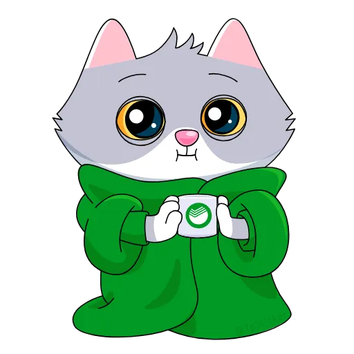 ☕️ Эмодзи «Сберкот» для Telegram