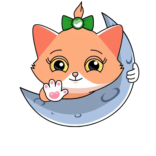 😴 Стикер «English version here» для Telegram