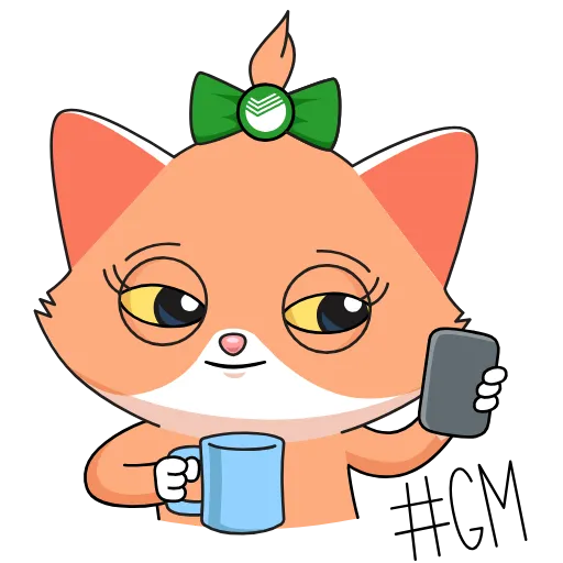 🤳 Стикер «English version here» для Telegram