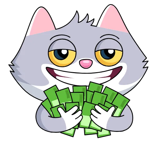 🤑 Стикер «English version here» для Telegram