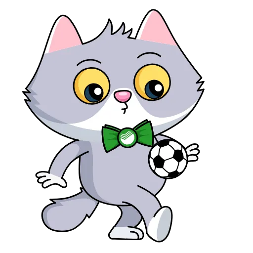⚽️ Стикер «English version here» для Telegram