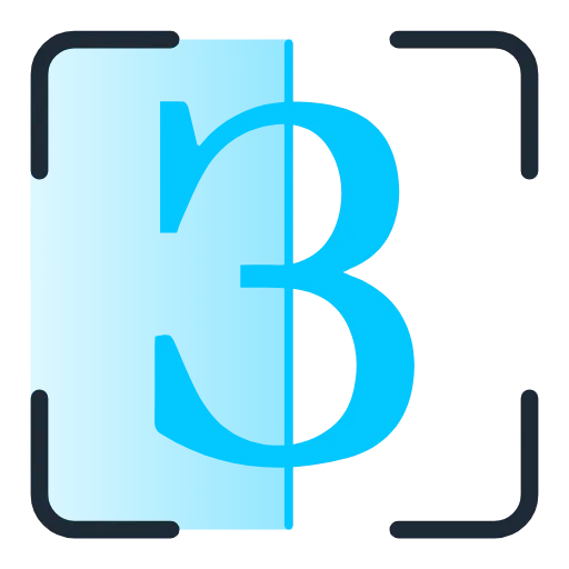 🔵 Эмодзи «Scan Blue» для Telegram