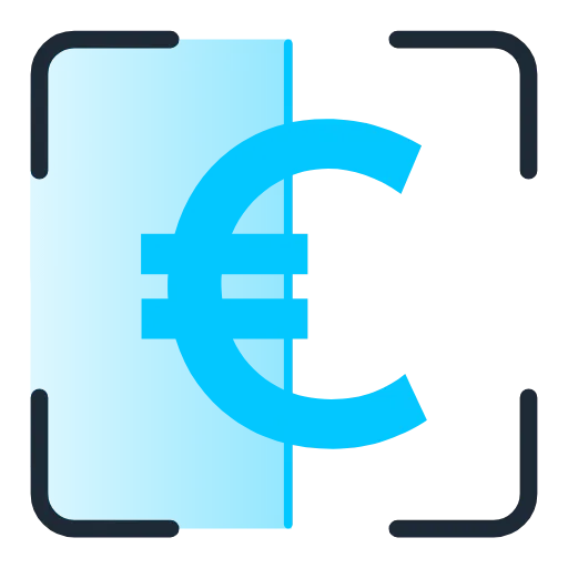 🤑 Эмодзи «Scan Blue» для Telegram