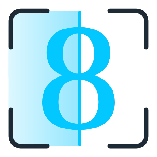 8️⃣ Эмодзи «Scan Blue» для Telegram