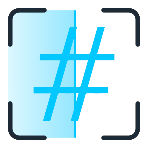 #️⃣ Эмодзи «Scan Blue» для Telegram