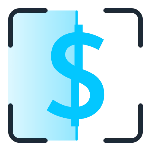 🤑 Эмодзи «Scan Blue» для Telegram