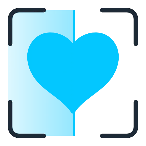 💙 Эмодзи «Scan Blue» для Telegram