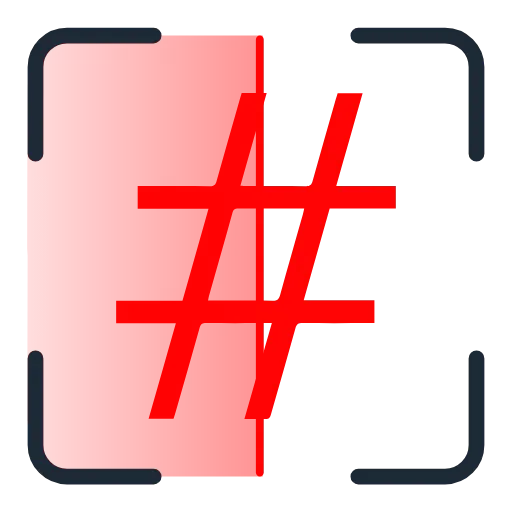 #️⃣ Эмодзи «Scan Red» для Telegram