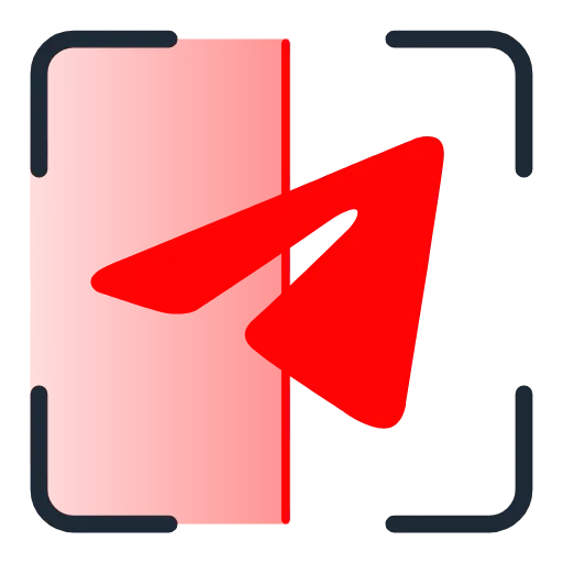 Стикерпак Scan Red для Telegram