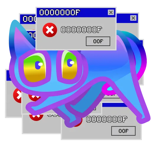 🔠 Эмодзи «Scared Cat» для Telegram