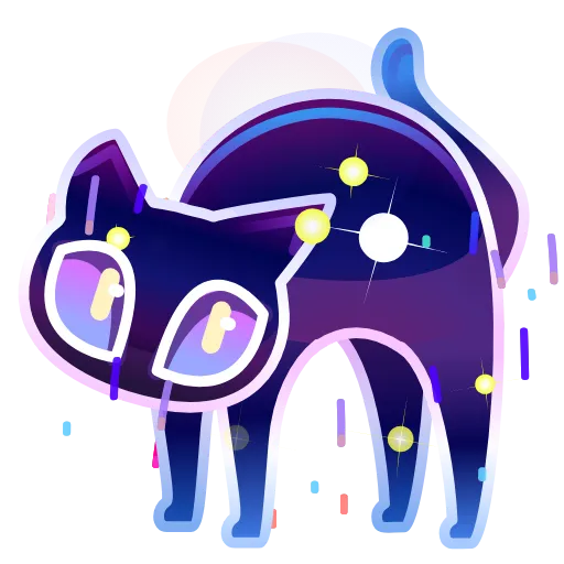 😺 Эмодзи «Scared Cat» для Telegram