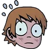 😰 Эмодзи «😁 Scott Pilgrim - Скотт Пилигрим» для Telegram