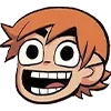 😀 Эмодзи «😁 Scott Pilgrim - Скотт Пилигрим» для Telegram