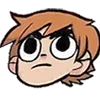 🫡 Эмодзи «😁 Scott Pilgrim - Скотт Пилигрим» для Telegram