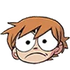 😕 Эмодзи «😁 Scott Pilgrim - Скотт Пилигрим» для Telegram