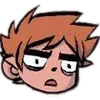 🤨 Эмодзи «😁 Scott Pilgrim - Скотт Пилигрим» для Telegram