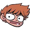 😪 Эмодзи «😁 Scott Pilgrim - Скотт Пилигрим» для Telegram