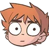 😳 Эмодзи «😁 Scott Pilgrim - Скотт Пилигрим» для Telegram