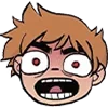 😫 Эмодзи «😁 Scott Pilgrim - Скотт Пилигрим» для Telegram