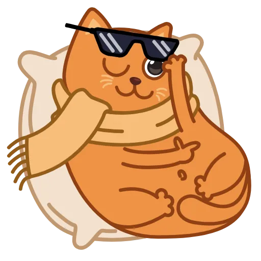 😎 Эмодзи «Scrafcat» для Telegram