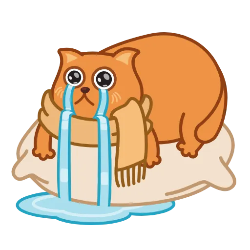 😭 Эмодзи «Scrafcat» для Telegram