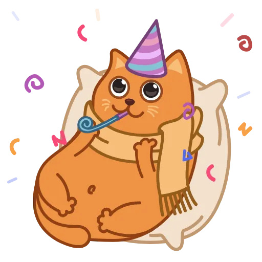 🥳 Эмодзи «Scrafcat» для Telegram
