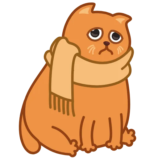 😔 Эмодзи «Scrafcat» для Telegram