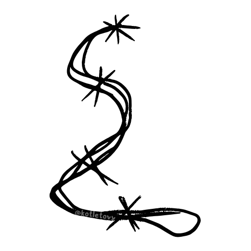⛓️ Эмодзи «Каракули» для Telegram