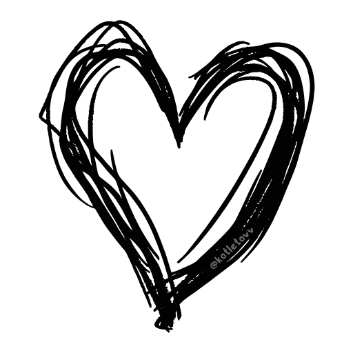 💜 Эмодзи «Каракули» для Telegram