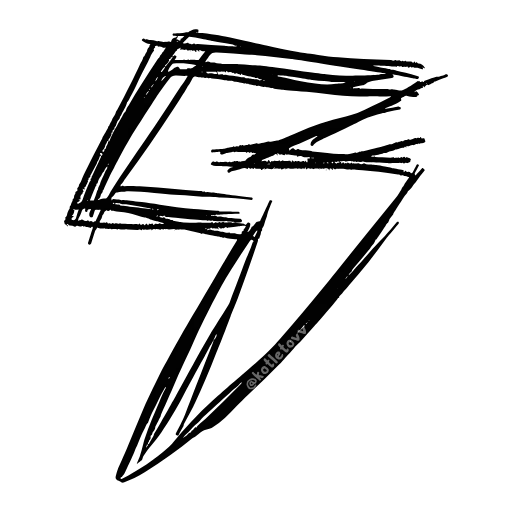 ⚡️ Эмодзи «Каракули» для Telegram