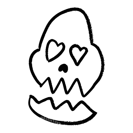 💀 Эмодзи «Каракули» для Telegram
