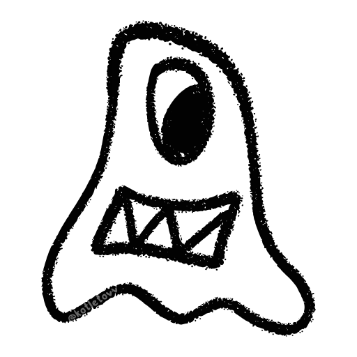 👻 Эмодзи «Каракули» для Telegram