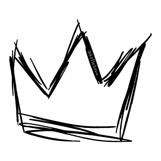 👑 Эмодзи «Каракули» для Telegram